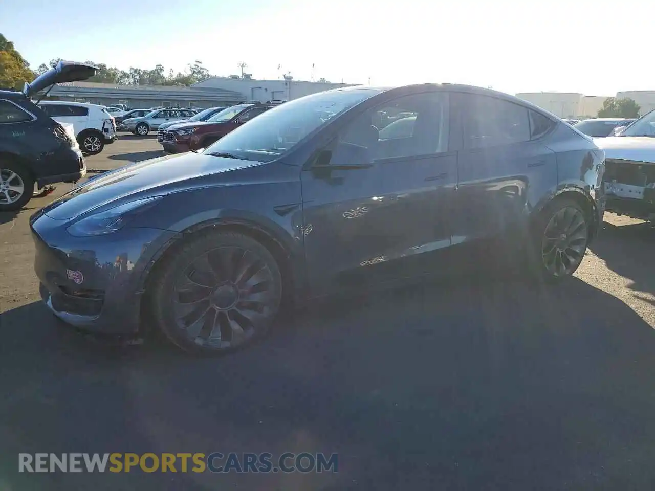 1 Photograph of a damaged car 7SAYGDEFXPF603054 TESLA MODEL Y 2023