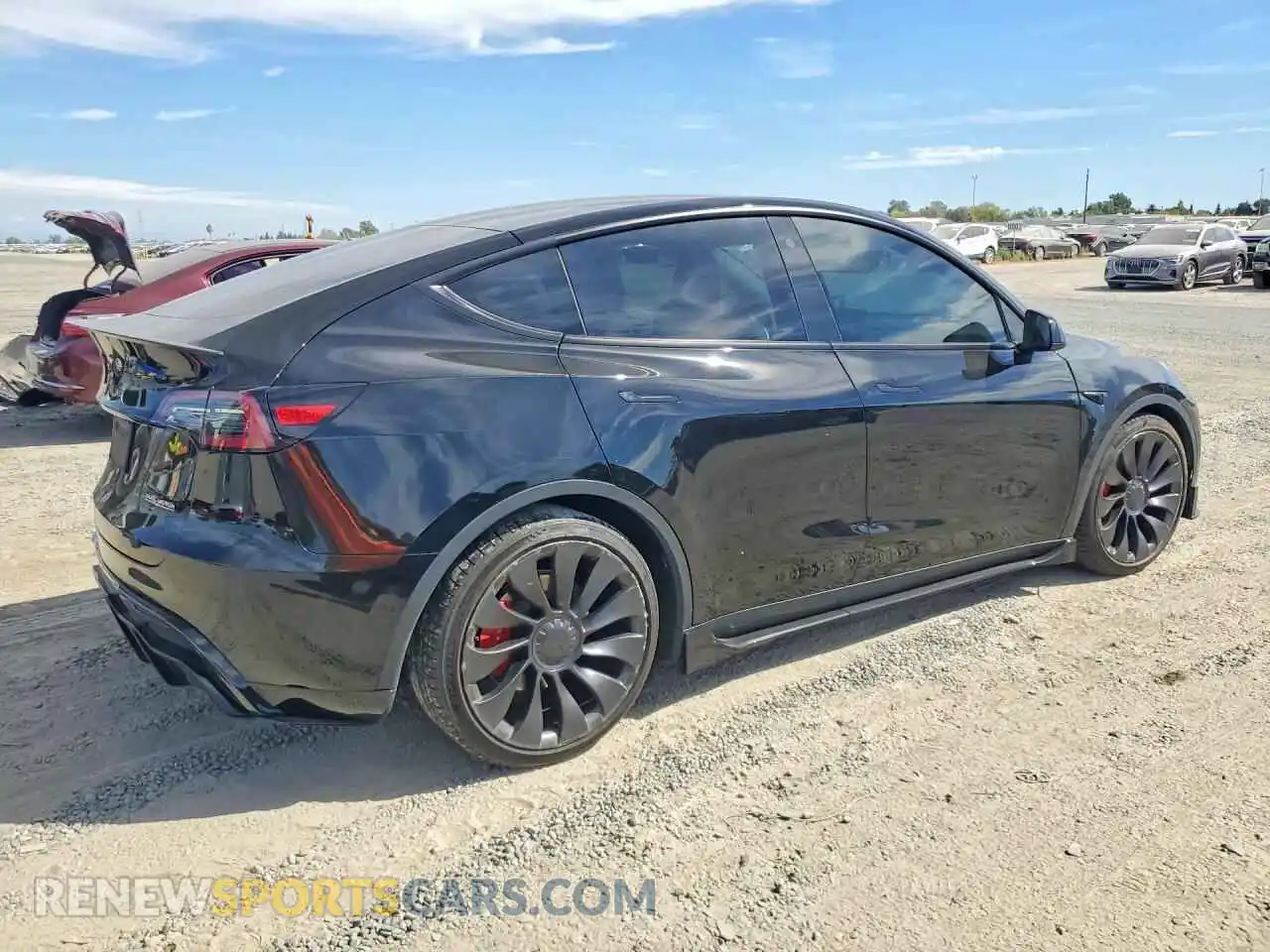 3 fotografías del automóvil dañado 7SAYGDEFXPF702988 TESLA MODEL Y 2023