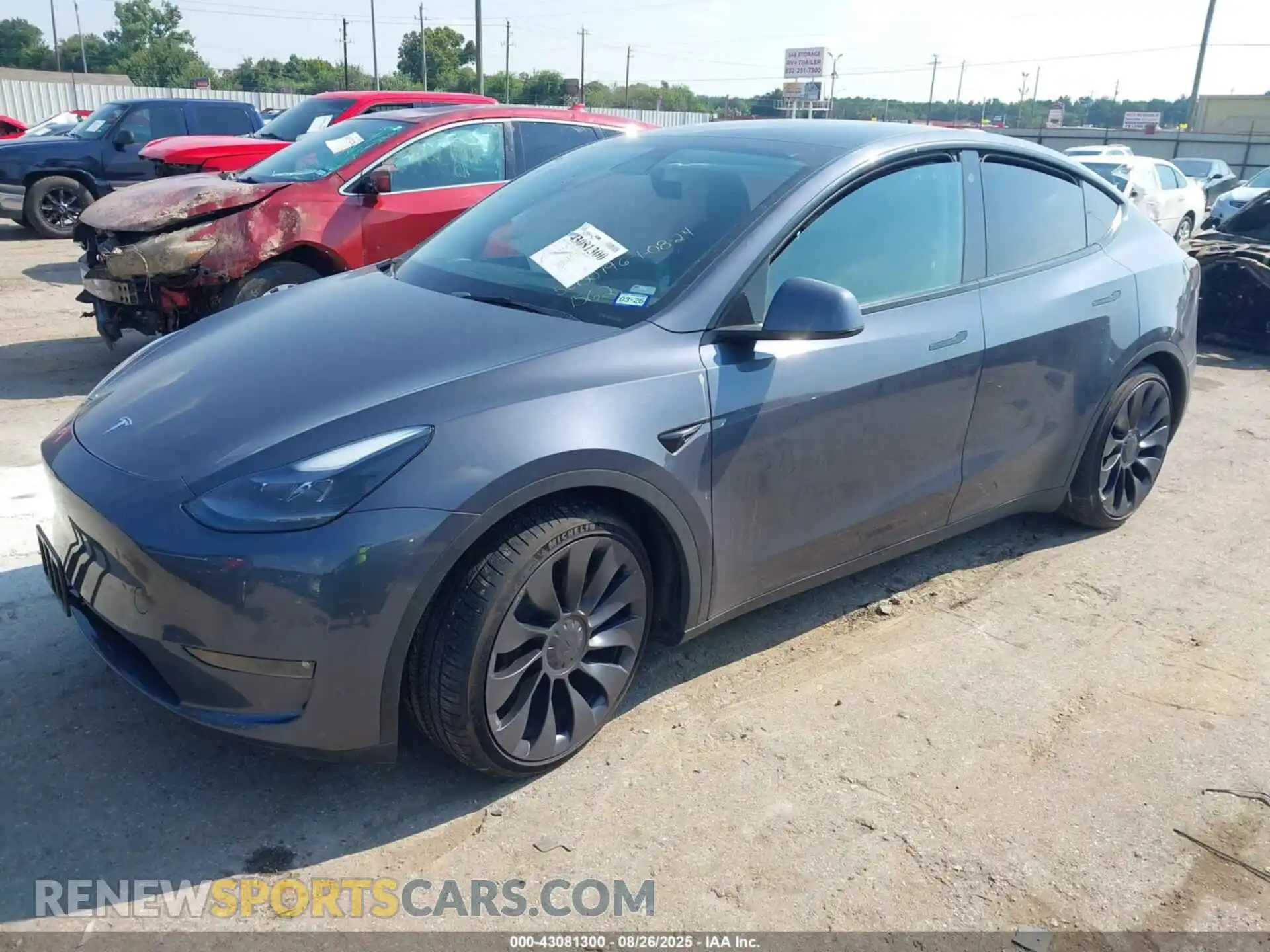 2 Photograph of a damaged car 7SAYGDEFXPF711562 TESLA MODEL Y 2023