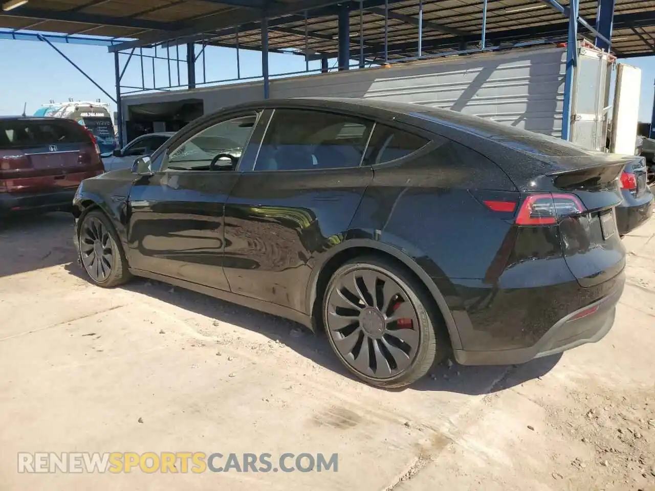 2 Photograph of a damaged car 7SAYGDEFXPF738390 TESLA MODEL Y 2023