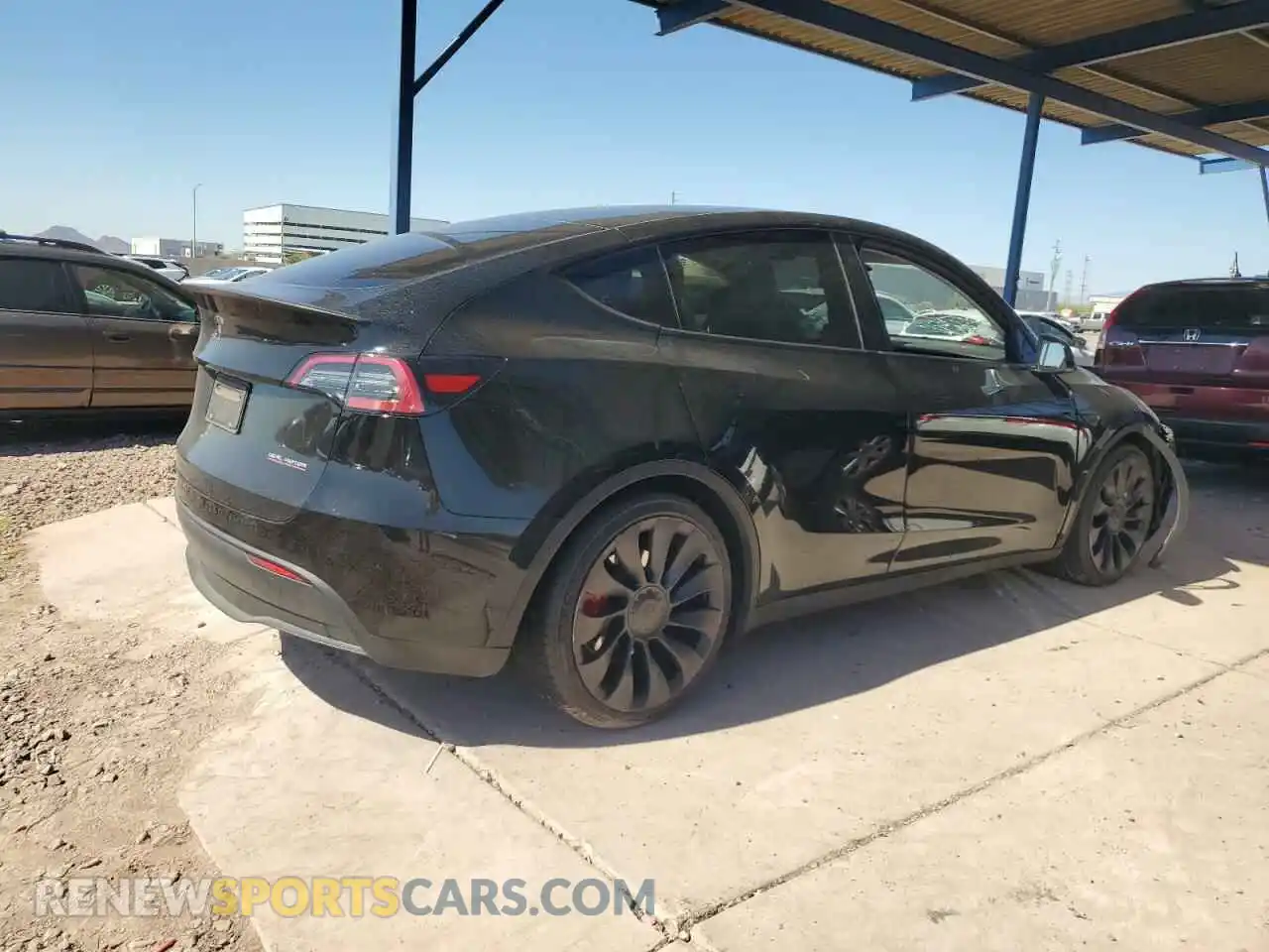 3 Photograph of a damaged car 7SAYGDEFXPF738390 TESLA MODEL Y 2023