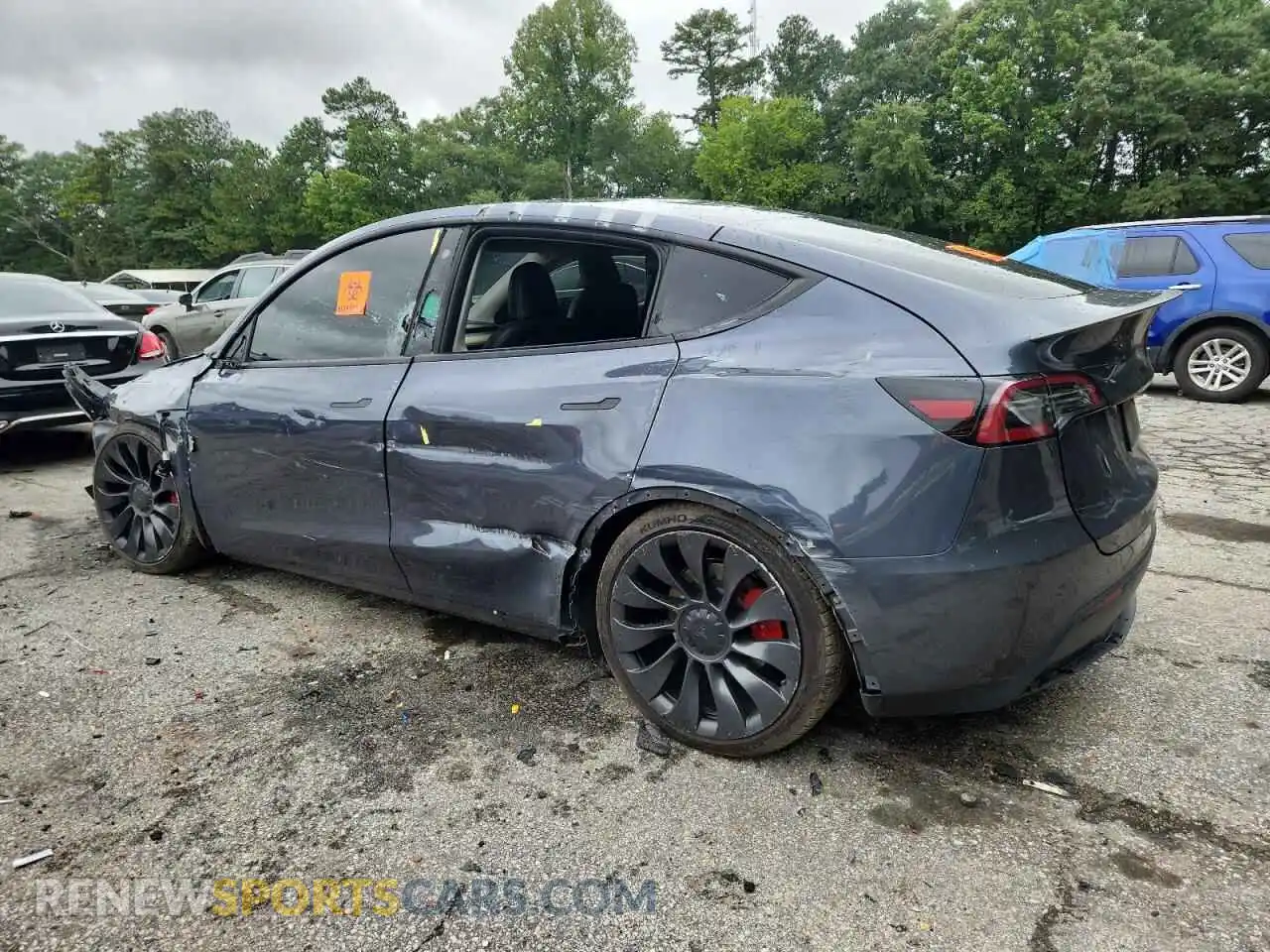 2 Photograph of a damaged car 7SAYGDEFXPF761538 TESLA MODEL Y 2023
