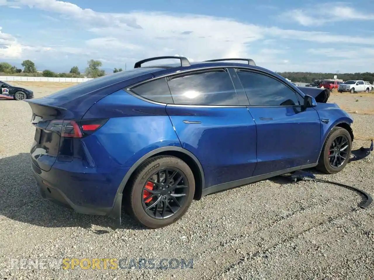 3 Photograph of a damaged car 7SAYGDEFXPF787881 TESLA MODEL Y 2023