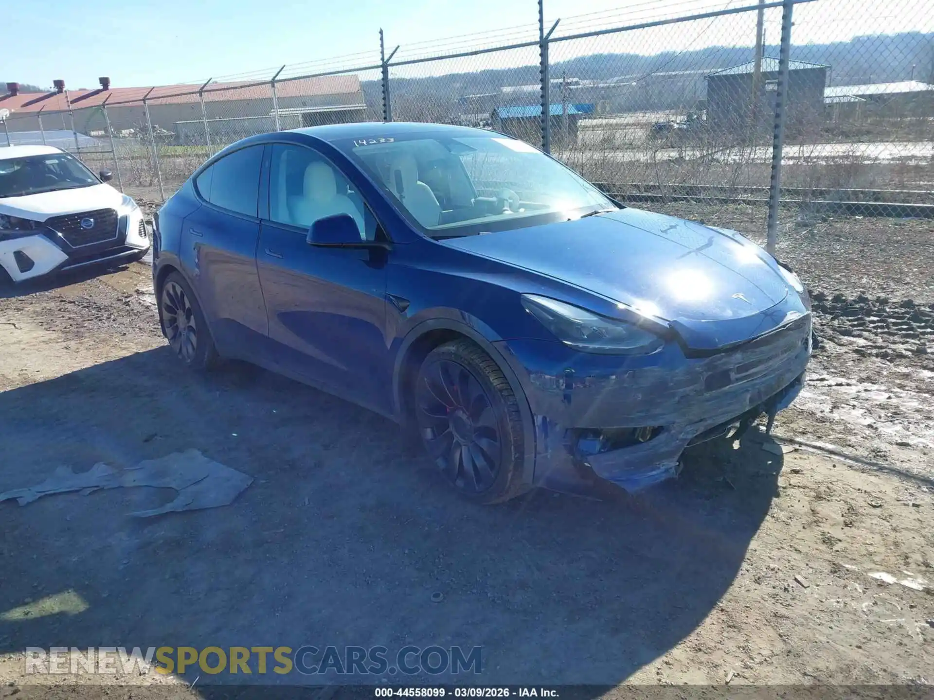 1 Photograph of a damaged car 7SAYGDEFXPF870940 TESLA MODEL Y 2023