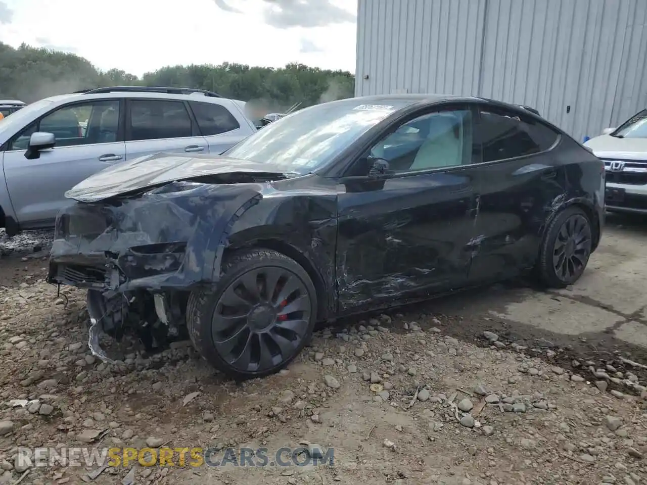 1 Photograph of a damaged car 7SAYGDEFXPF902589 TESLA MODEL Y 2023