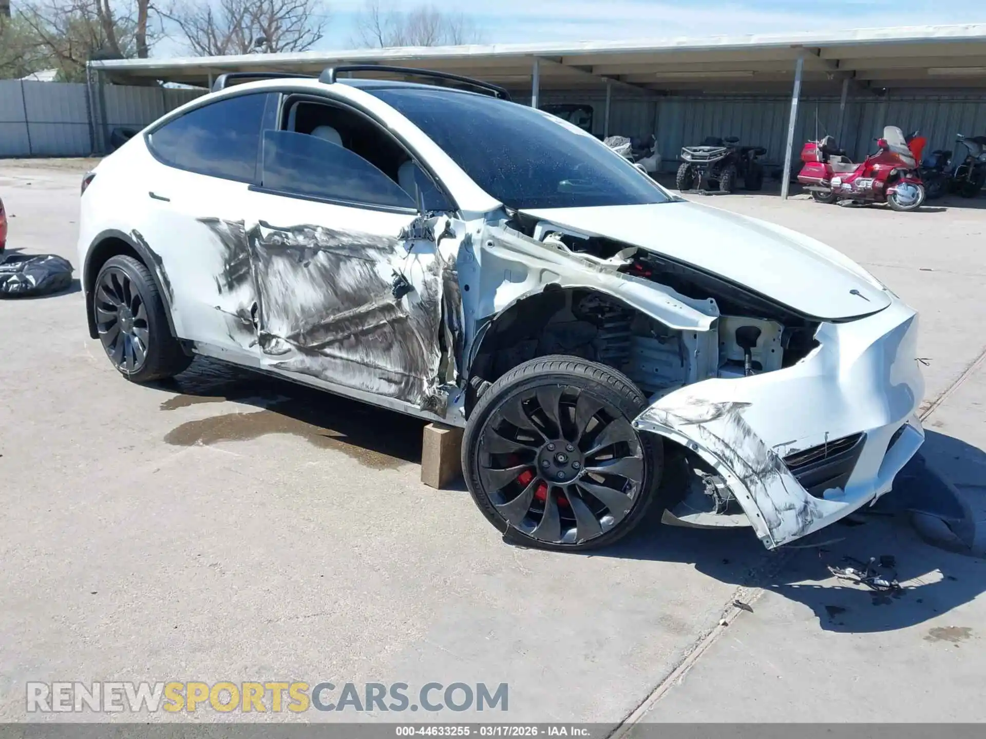 1 Photograph of a damaged car 7SAYGDEFXPF918663 TESLA MODEL Y 2023