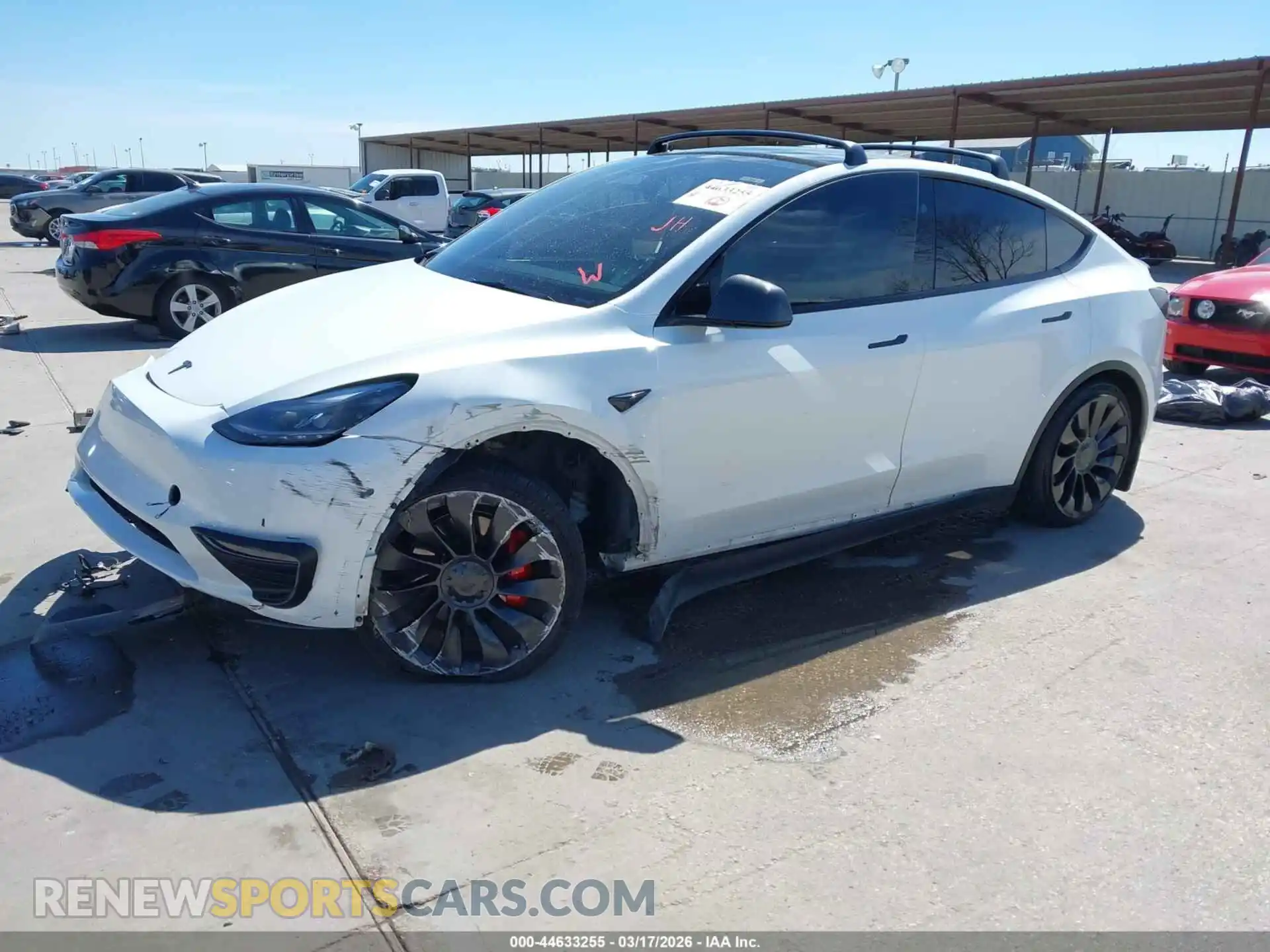 2 Photograph of a damaged car 7SAYGDEFXPF918663 TESLA MODEL Y 2023