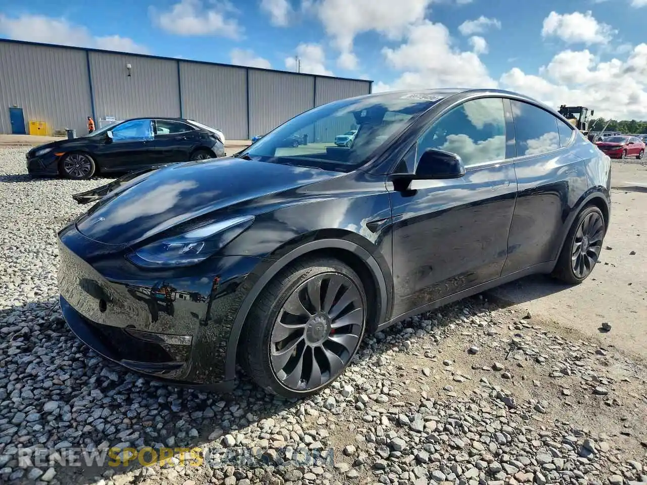 1 Фотография поврежденного автомобиля 7SAYGDEFXPF941571 TESLA MODEL Y 2023