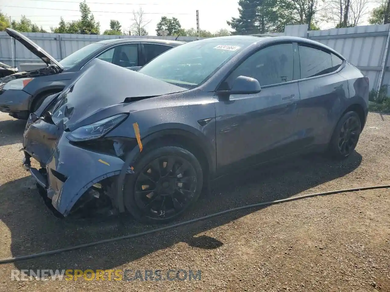 1 Photograph of a damaged car LRWYGDEE0PC162050 TESLA MODEL Y 2023