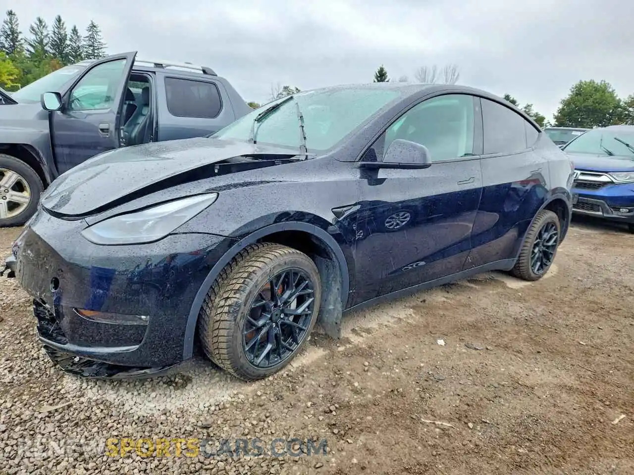 1 Photograph of a damaged car LRWYGDEE5PC162450 TESLA MODEL Y 2023