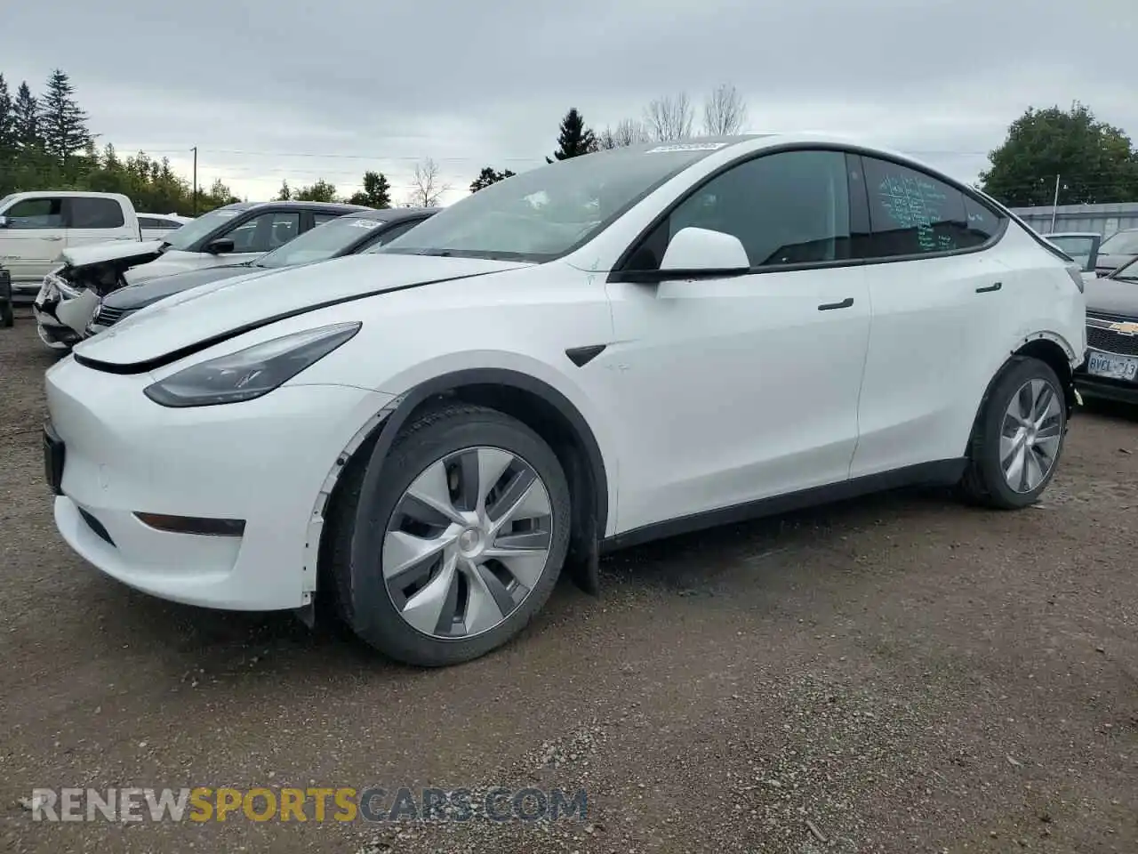1 Photograph of a damaged car LRWYGDFD5PC901807 TESLA MODEL Y 2023