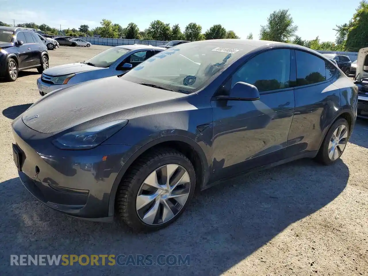 1 Фотография поврежденного автомобиля LRWYGDFD7PC164187 TESLA MODEL Y 2023