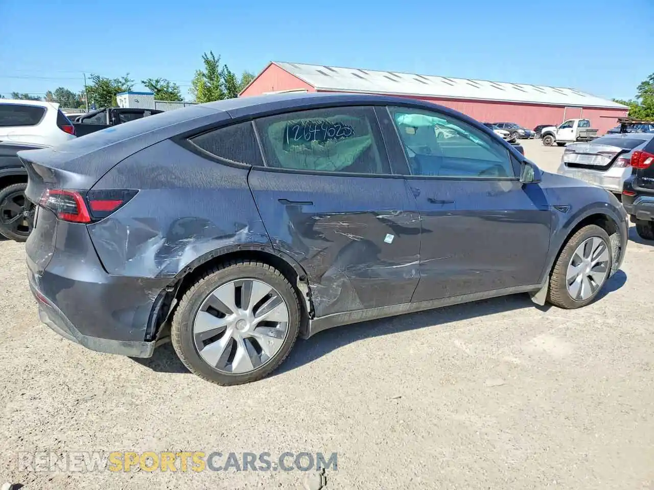 3 Фотография поврежденного автомобиля LRWYGDFD7PC164187 TESLA MODEL Y 2023