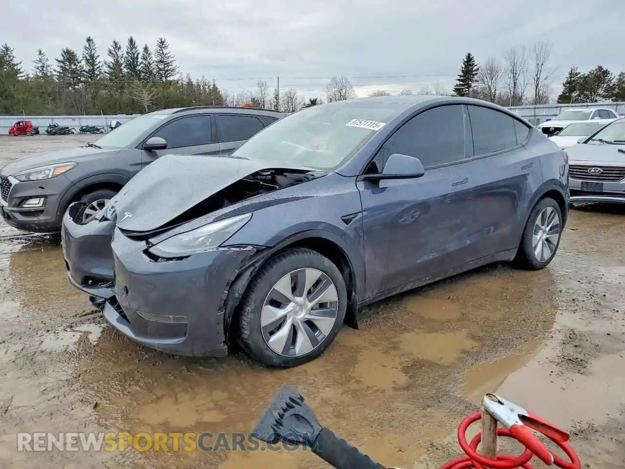1 Photograph of a damaged car LRWYGDFD7PC938891 TESLA MODEL Y 2023