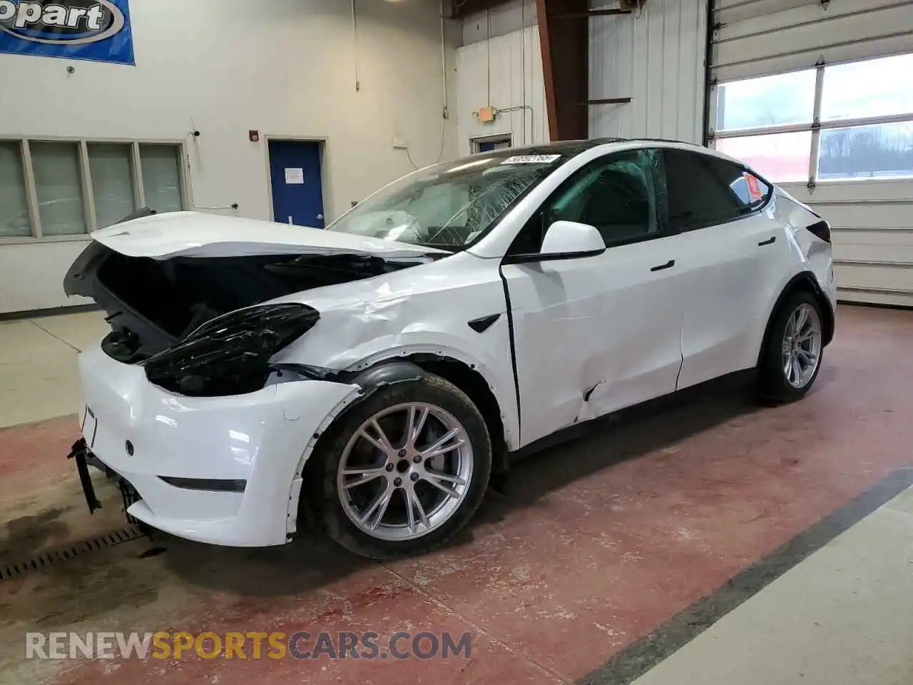 1 Photograph of a damaged car LRWYGDFD9PC967633 TESLA MODEL Y 2023