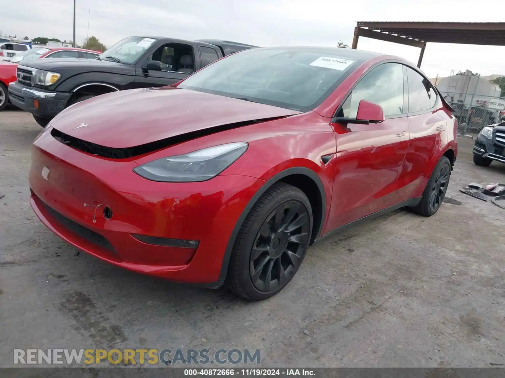 2 Photograph of a damaged car 7SAYGAEE0RF017553 TESLA MODEL Y 2024