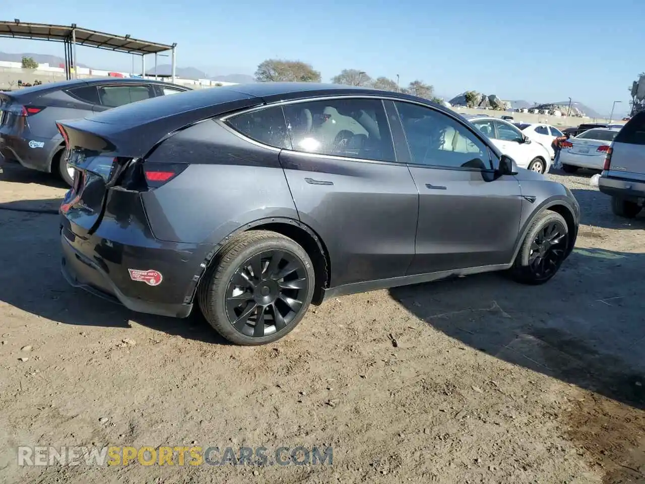 3 Photograph of a damaged car 7SAYGAEE0RF023501 TESLA MODEL Y 2024