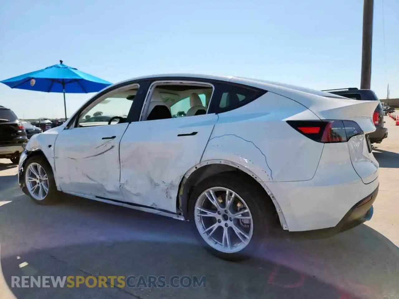 2 Photograph of a damaged car 7SAYGAEE0RF062444 TESLA MODEL Y 2024