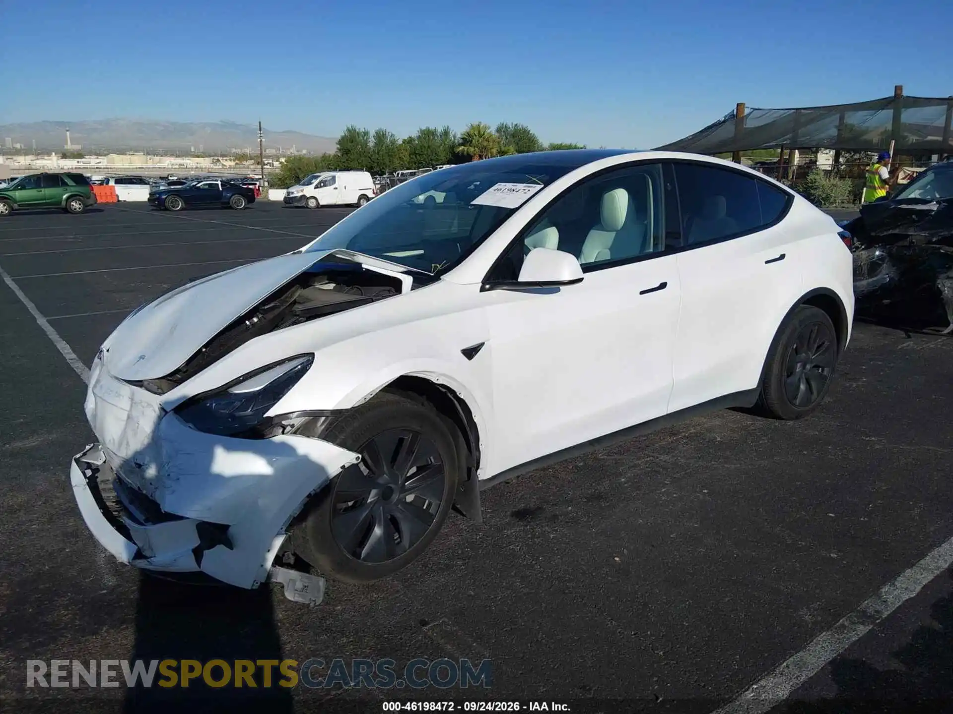 2 Photograph of a damaged car 7SAYGAEE0RF203884 TESLA MODEL Y 2024