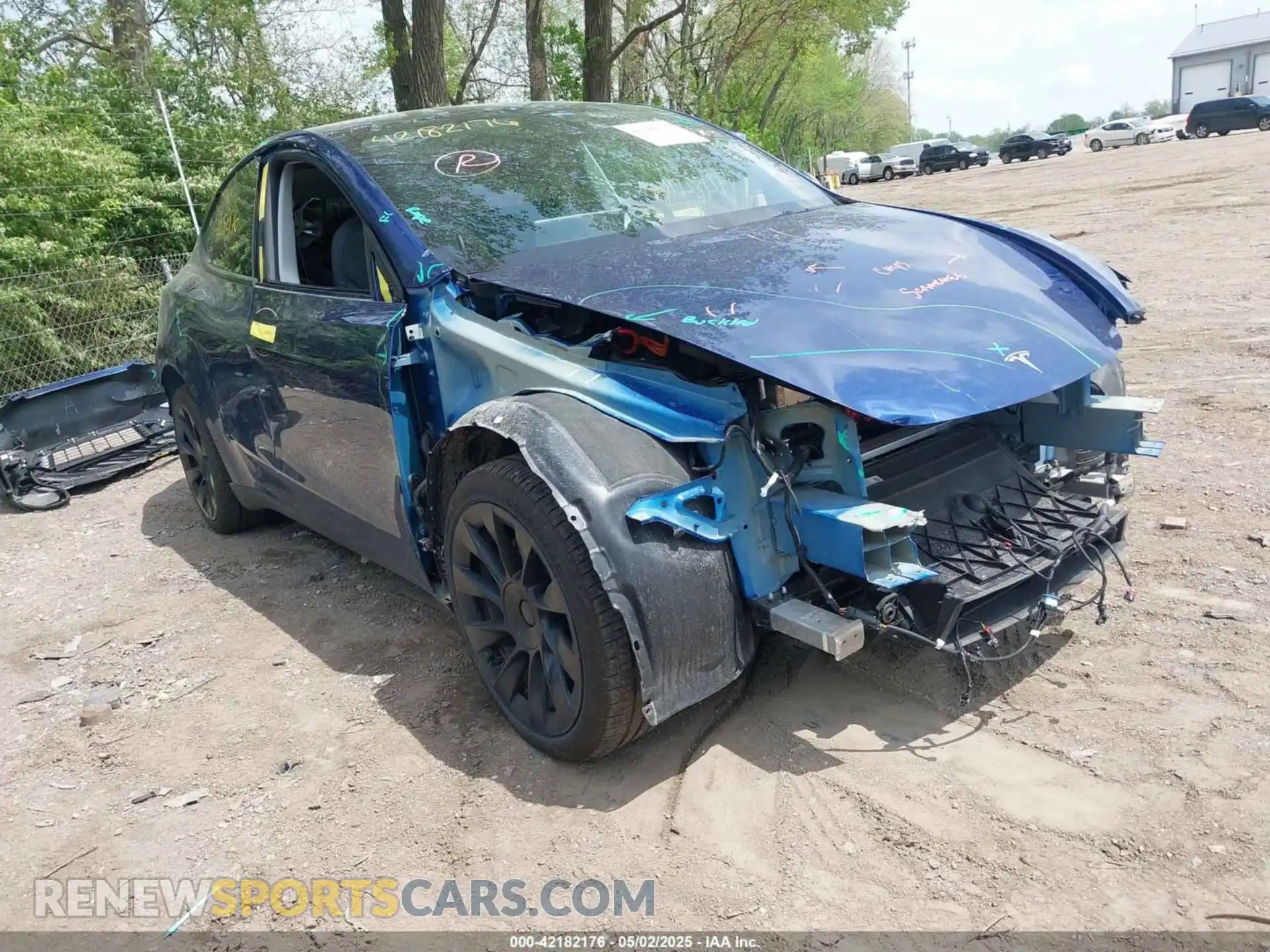 1 Photograph of a damaged car 7SAYGAEE0RF212018 TESLA MODEL Y 2024