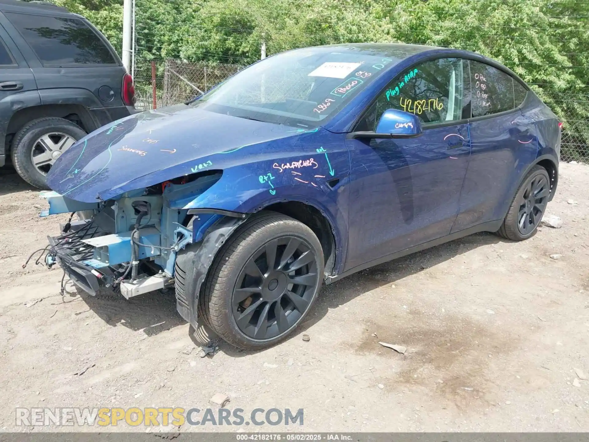 2 Photograph of a damaged car 7SAYGAEE0RF212018 TESLA MODEL Y 2024