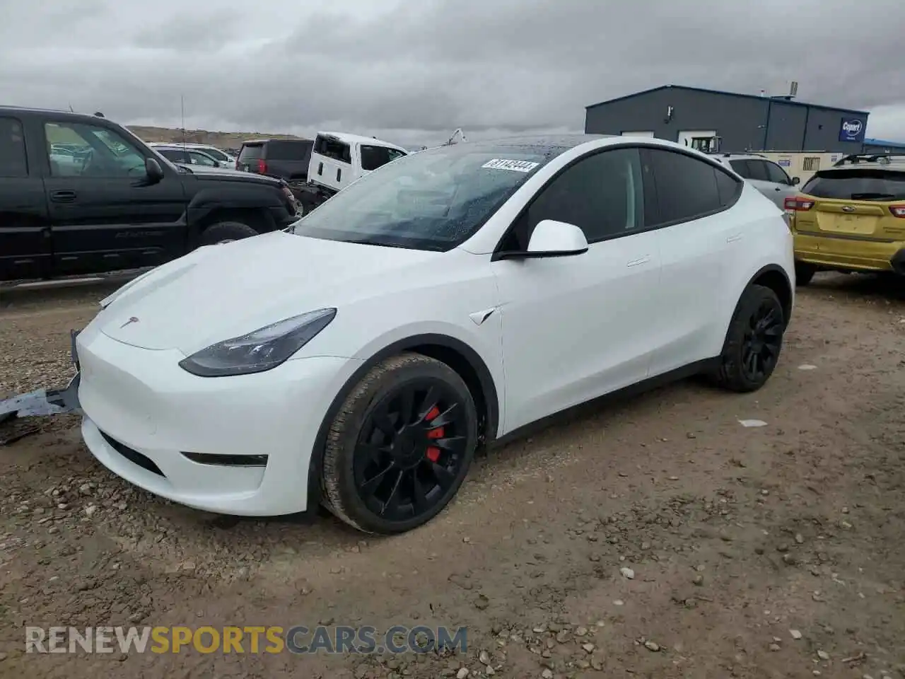1 Photograph of a damaged car 7SAYGAEE1RF061318 TESLA MODEL Y 2024