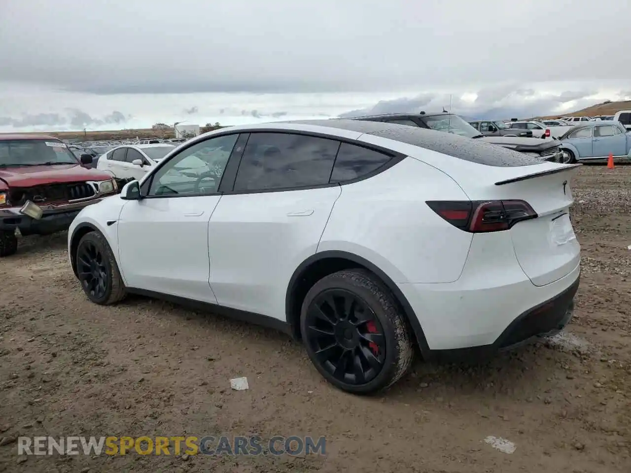 2 Photograph of a damaged car 7SAYGAEE1RF061318 TESLA MODEL Y 2024