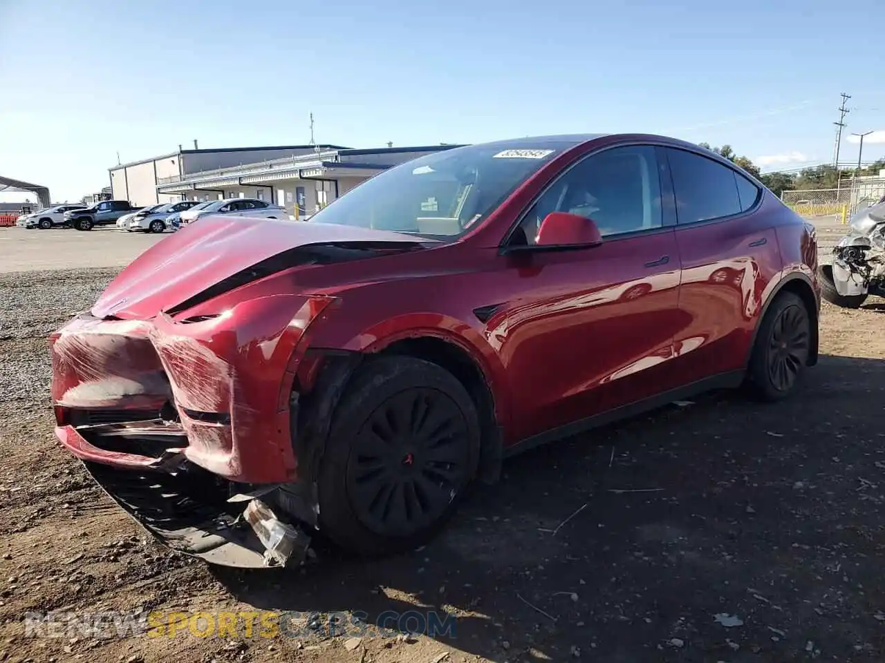 1 Photograph of a damaged car 7SAYGAEE1RF066972 TESLA MODEL Y 2024