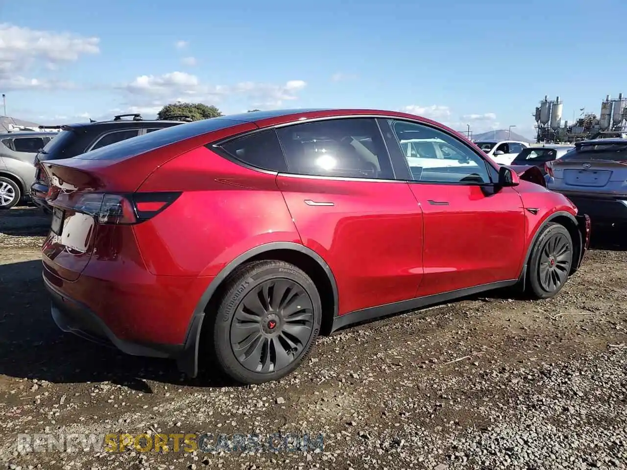 3 Photograph of a damaged car 7SAYGAEE1RF066972 TESLA MODEL Y 2024