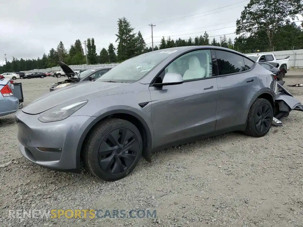 1 Photograph of a damaged car 7SAYGAEE1RF179143 TESLA MODEL Y 2024