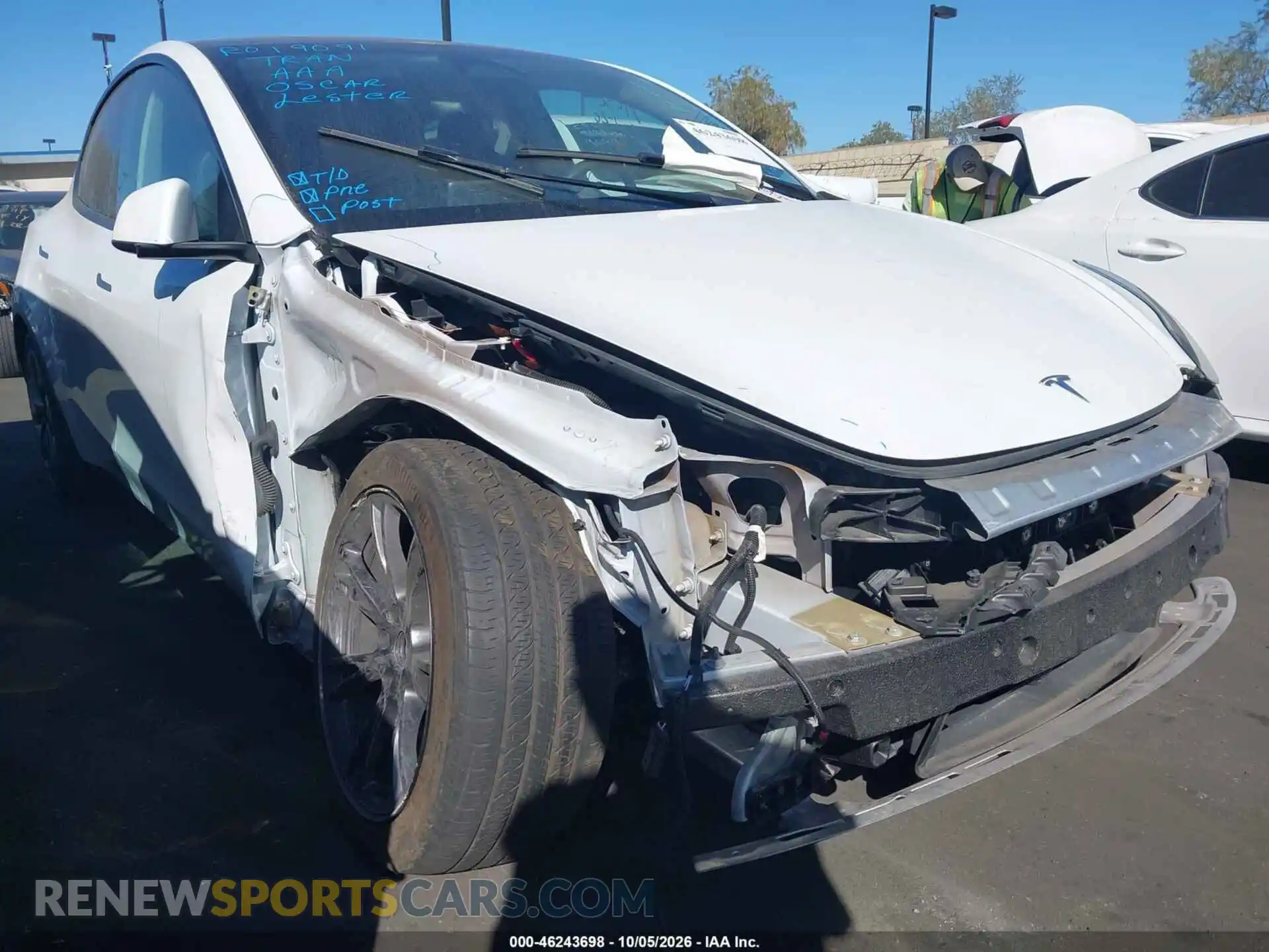 1 Photograph of a damaged car 7SAYGAEE1RF183953 TESLA MODEL Y 2024