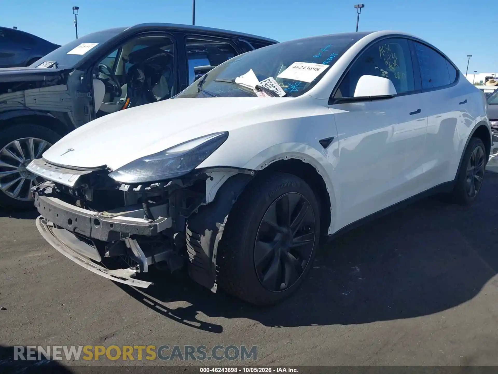 2 Photograph of a damaged car 7SAYGAEE1RF183953 TESLA MODEL Y 2024