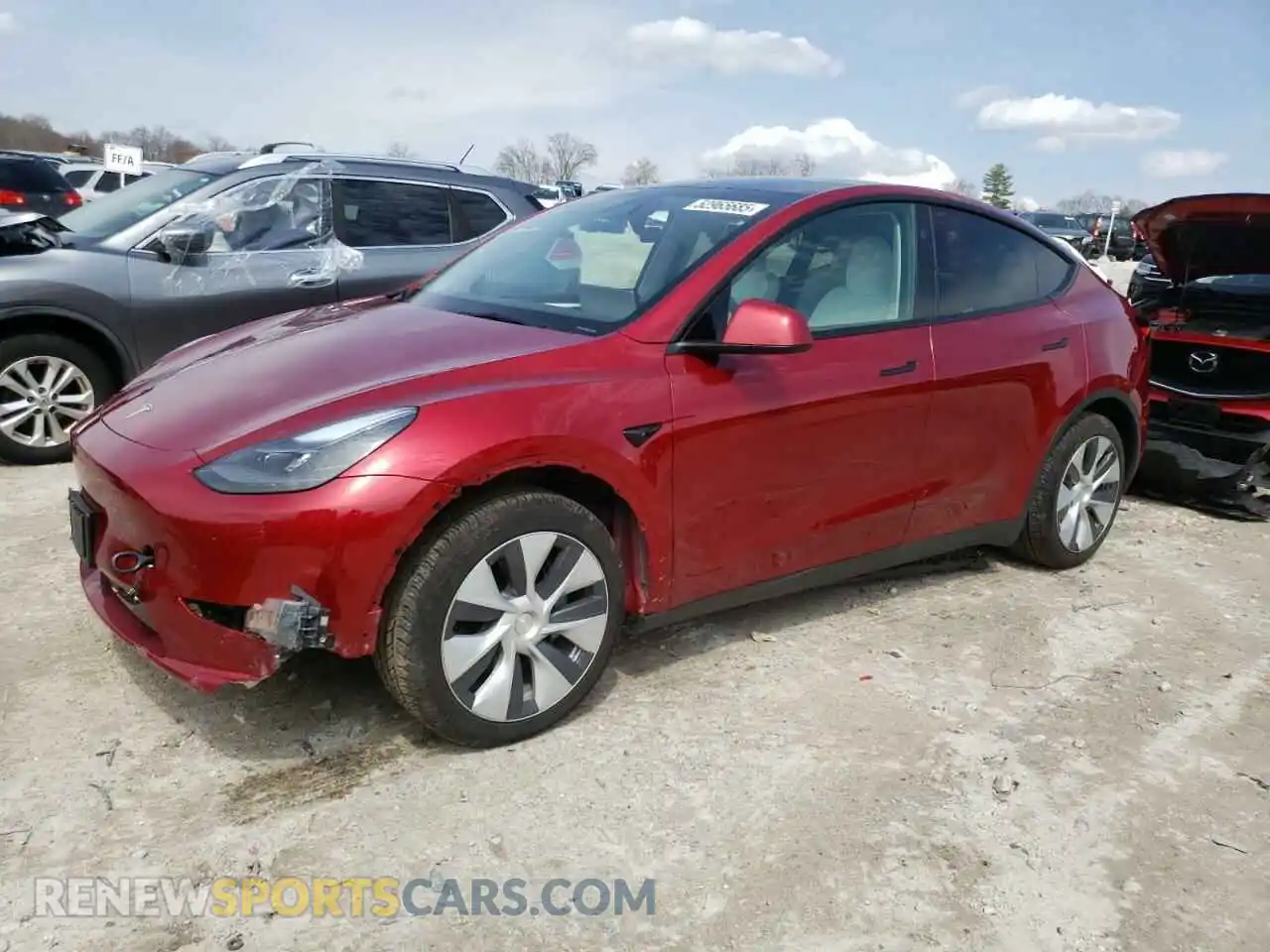 1 fotografías del automóvil dañado 7SAYGAEE2RF048805 TESLA MODEL Y 2024