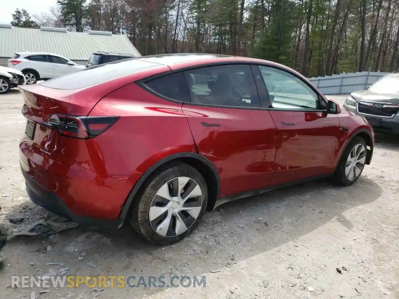 3 fotografías del automóvil dañado 7SAYGAEE2RF048805 TESLA MODEL Y 2024