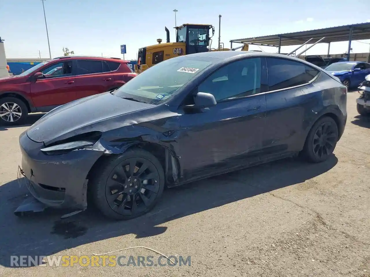 1 Photograph of a damaged car 7SAYGAEE2RF068004 TESLA MODEL Y 2024