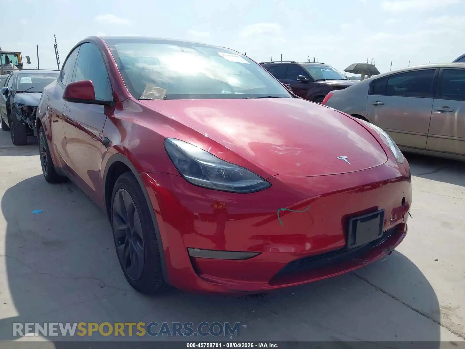 1 Photograph of a damaged car 7SAYGAEE2RF210044 TESLA MODEL Y 2024