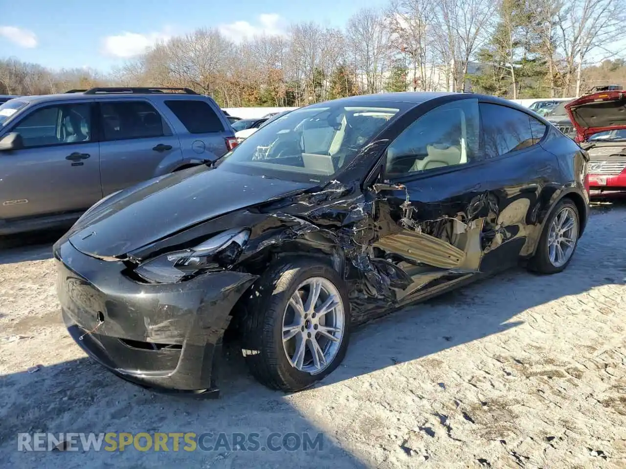 1 fotografías del automóvil dañado 7SAYGAEE2RF981250 TESLA MODEL Y 2024