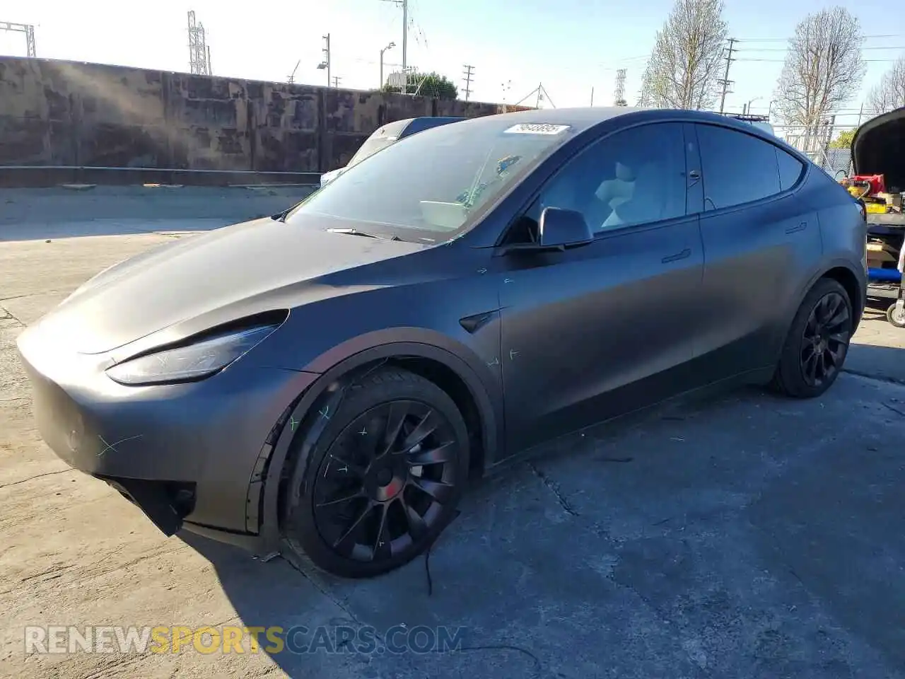 1 Photograph of a damaged car 7SAYGAEE3RF034377 TESLA MODEL Y 2024
