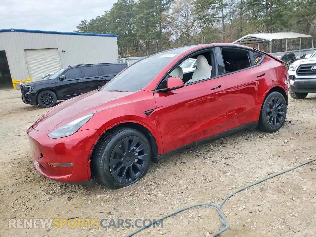 1 Фотография поврежденного автомобиля 7SAYGAEE3RF059666 TESLA MODEL Y 2024