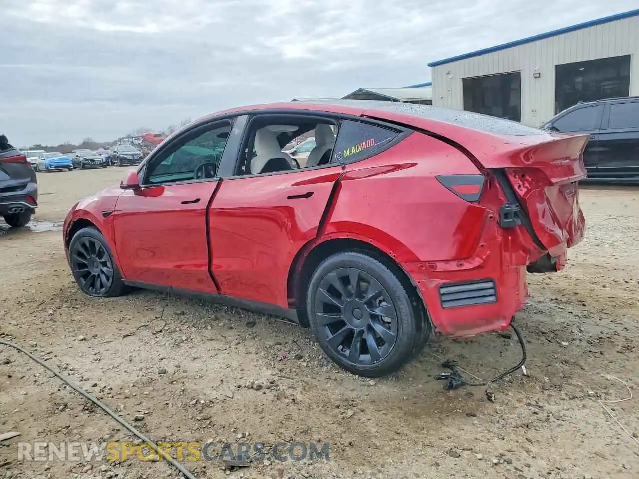 2 Фотография поврежденного автомобиля 7SAYGAEE3RF059666 TESLA MODEL Y 2024