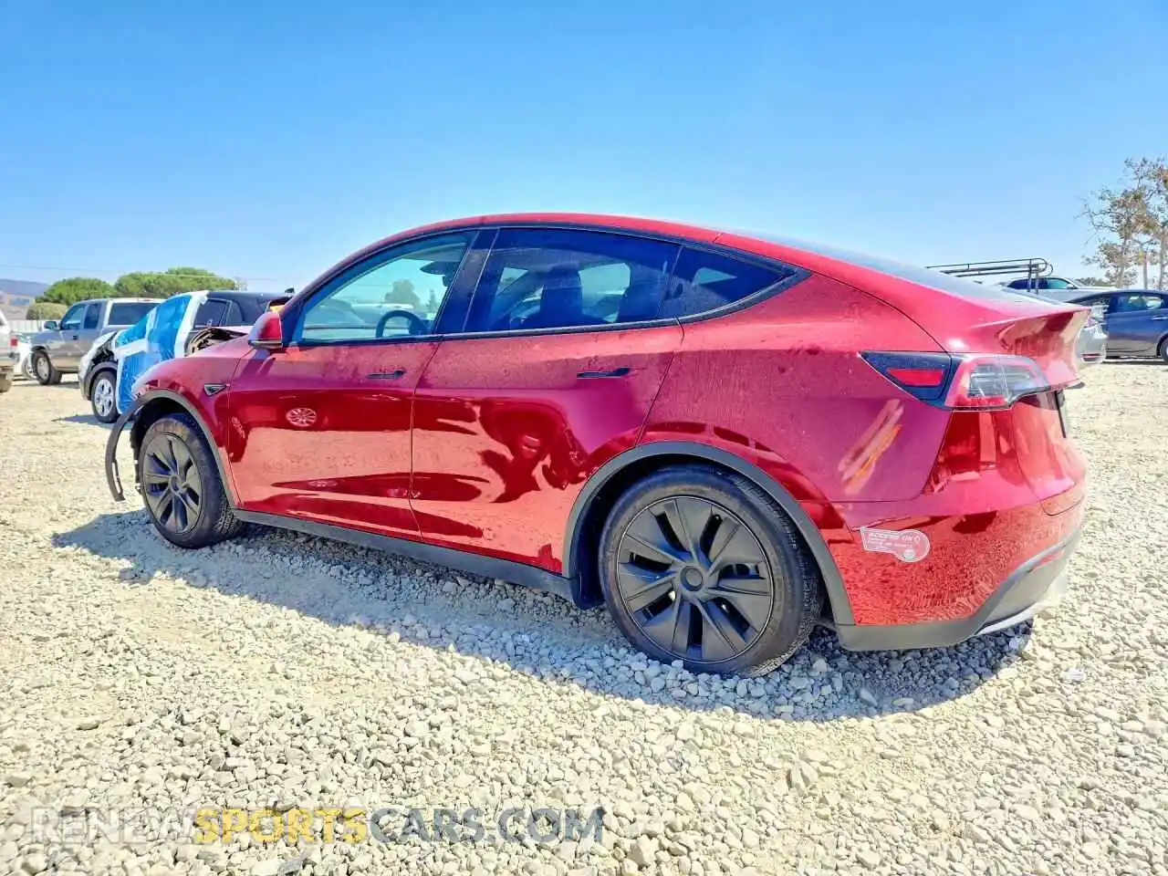 2 Photograph of a damaged car 7SAYGAEE3RF163560 TESLA MODEL Y 2024