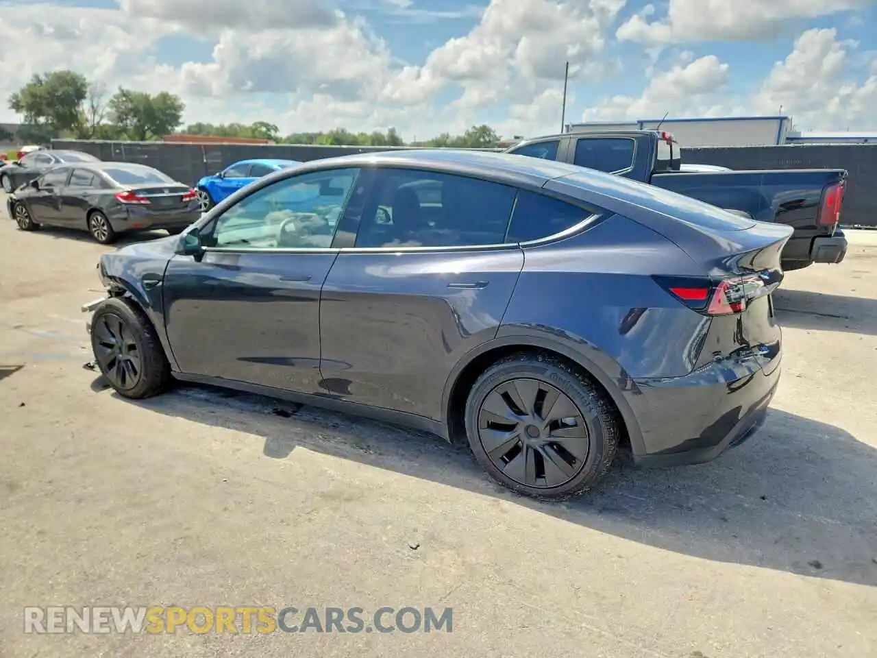 2 Photograph of a damaged car 7SAYGAEE3RF186143 TESLA MODEL Y 2024