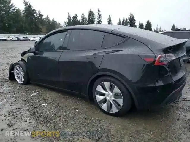 2 Photograph of a damaged car 7SAYGAEE3RF982410 TESLA MODEL Y 2024