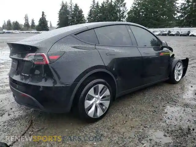 3 Photograph of a damaged car 7SAYGAEE3RF982410 TESLA MODEL Y 2024