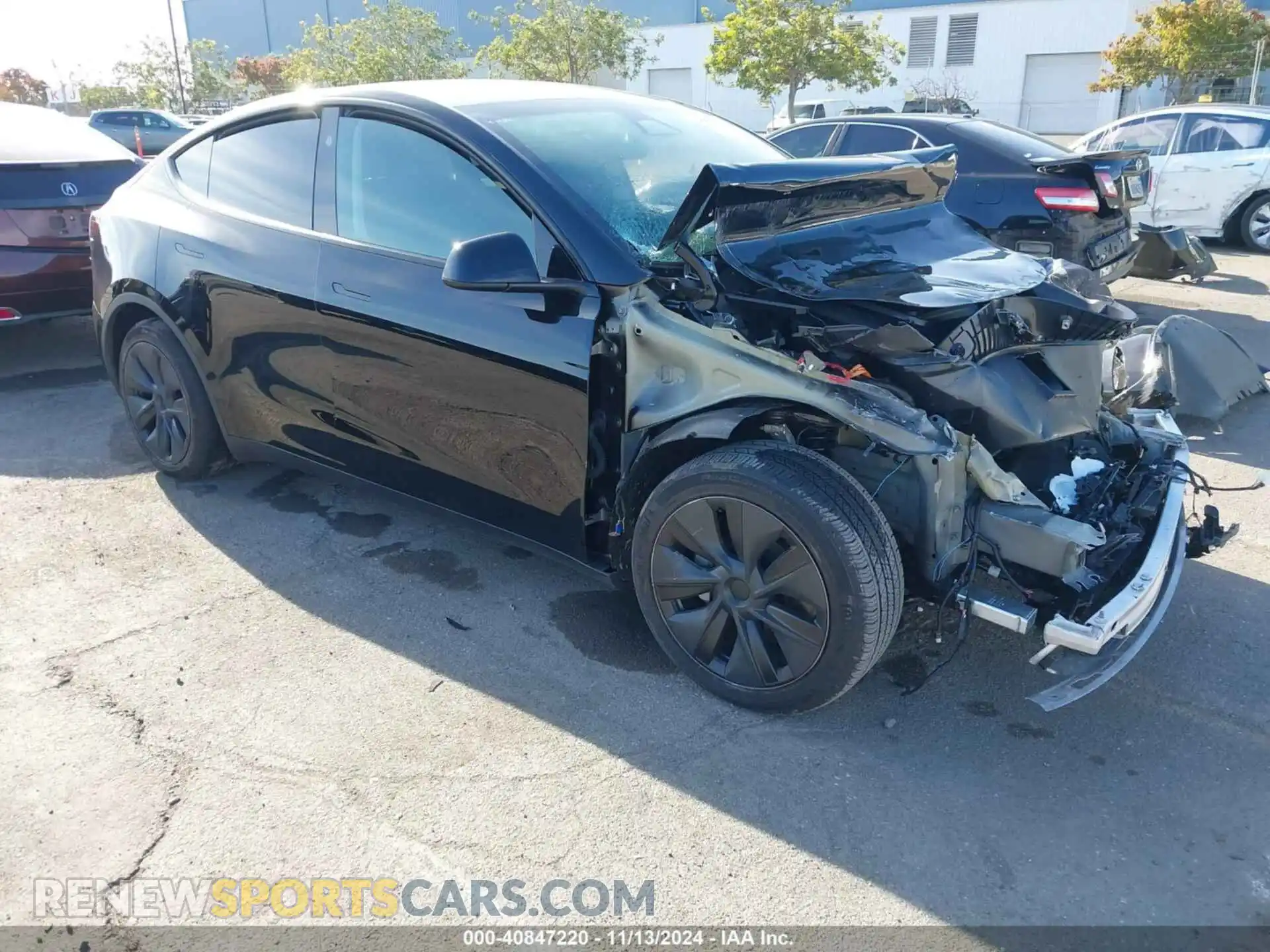 1 Photograph of a damaged car 7SAYGAEE4RF126078 TESLA MODEL Y 2024