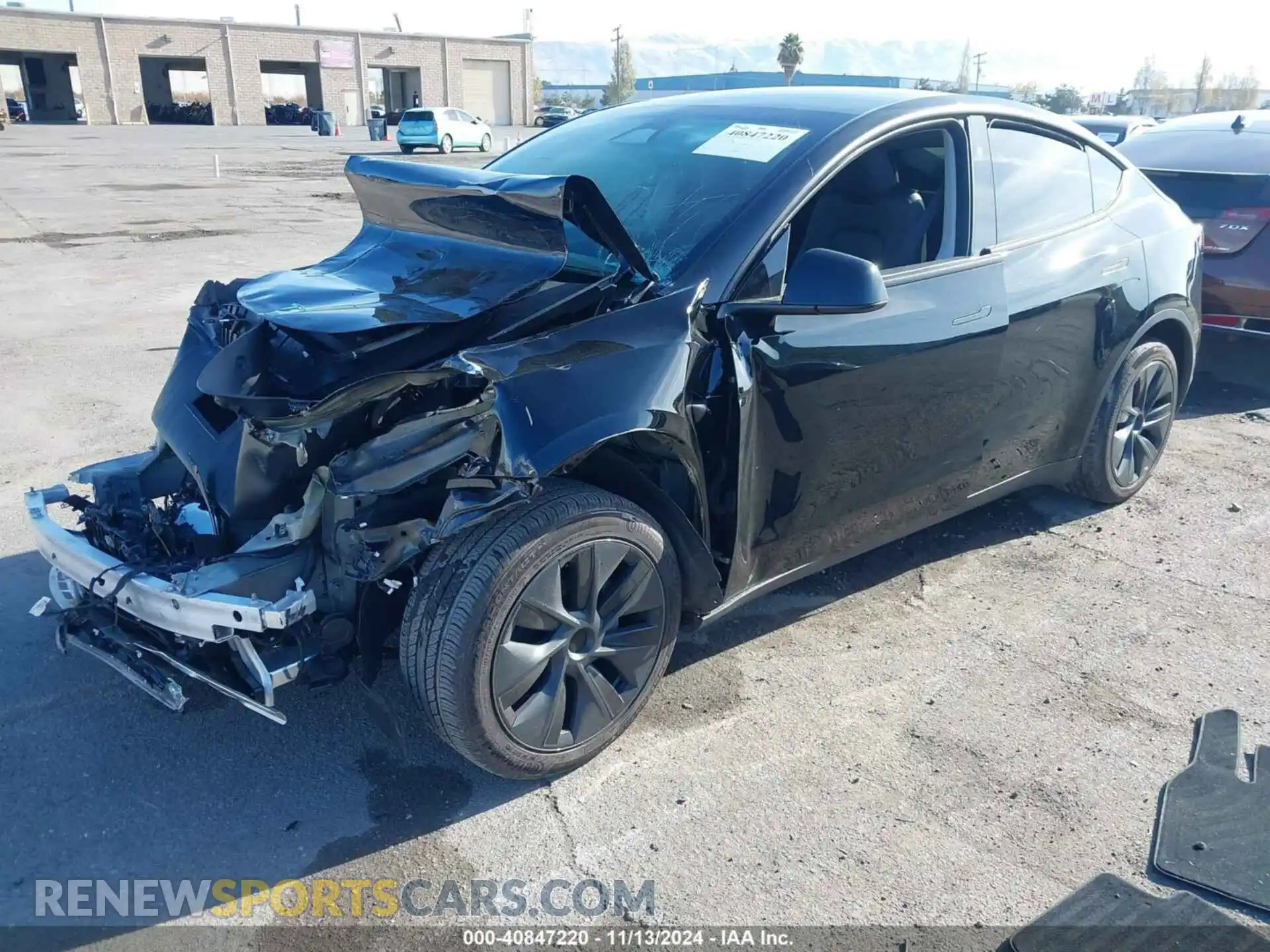 2 Photograph of a damaged car 7SAYGAEE4RF126078 TESLA MODEL Y 2024