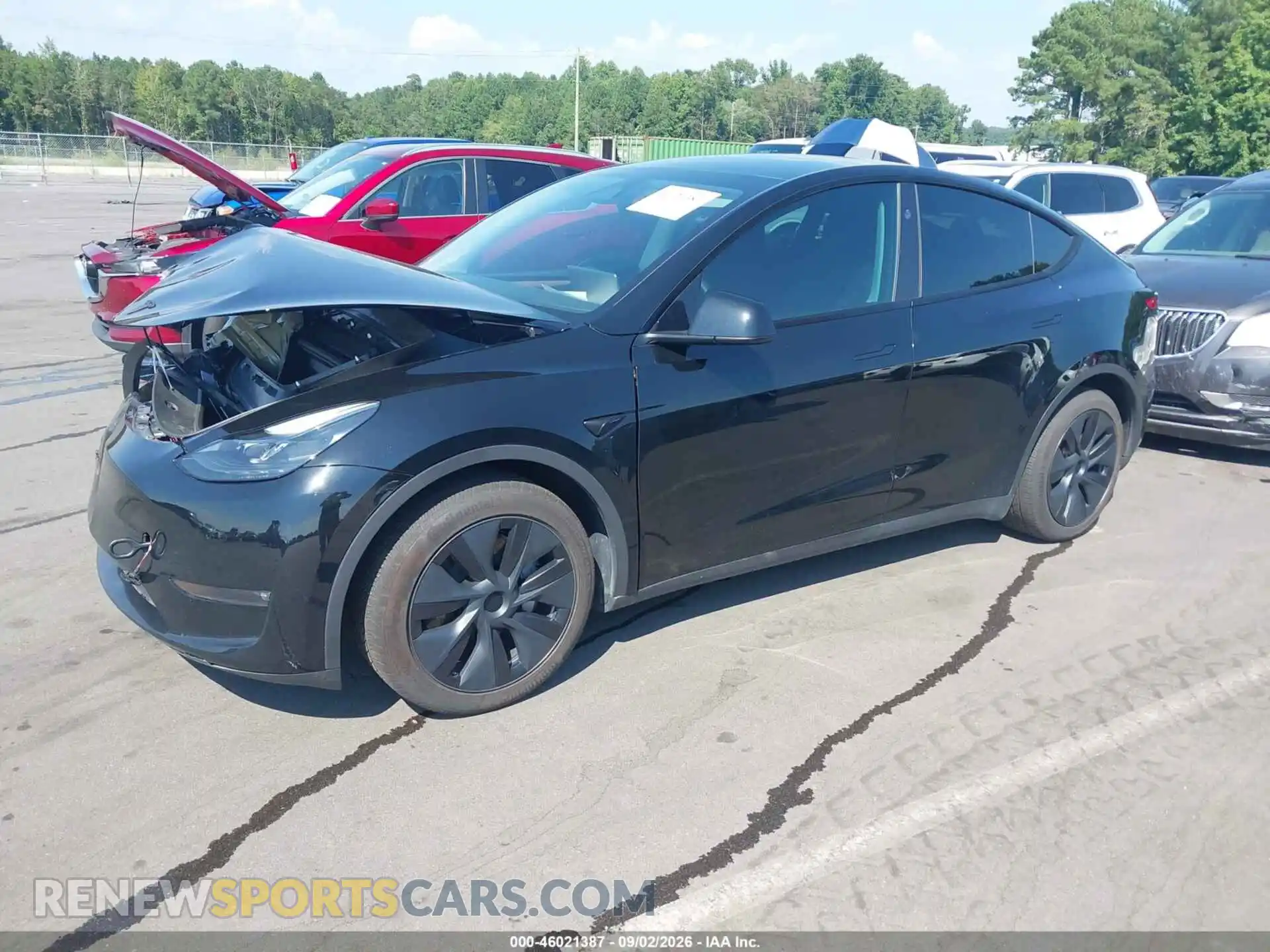 2 Photograph of a damaged car 7SAYGAEE4RF169352 TESLA MODEL Y 2024