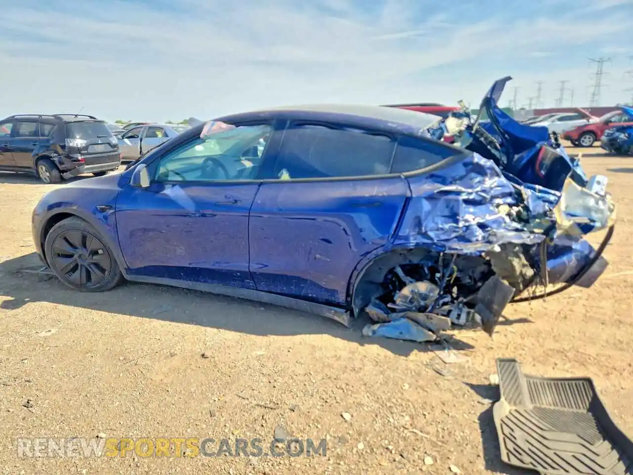 2 Photograph of a damaged car 7SAYGAEE4RF186393 TESLA MODEL Y 2024