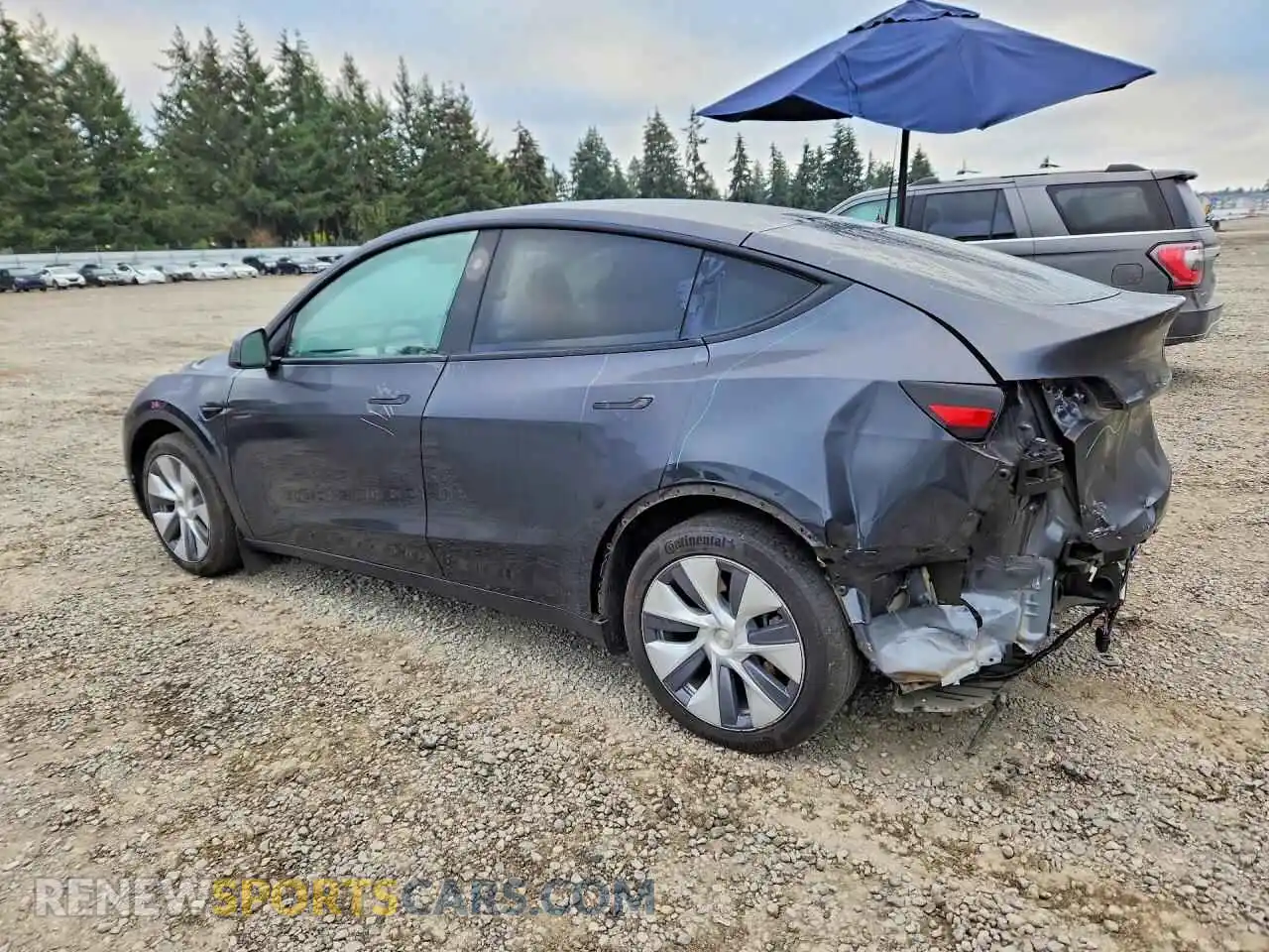 2 Photograph of a damaged car 7SAYGAEE4RF986398 TESLA MODEL Y 2024