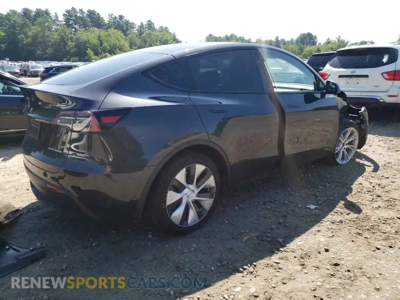 3 Photograph of a damaged car 7SAYGAEE5RF019234 TESLA MODEL Y 2024
